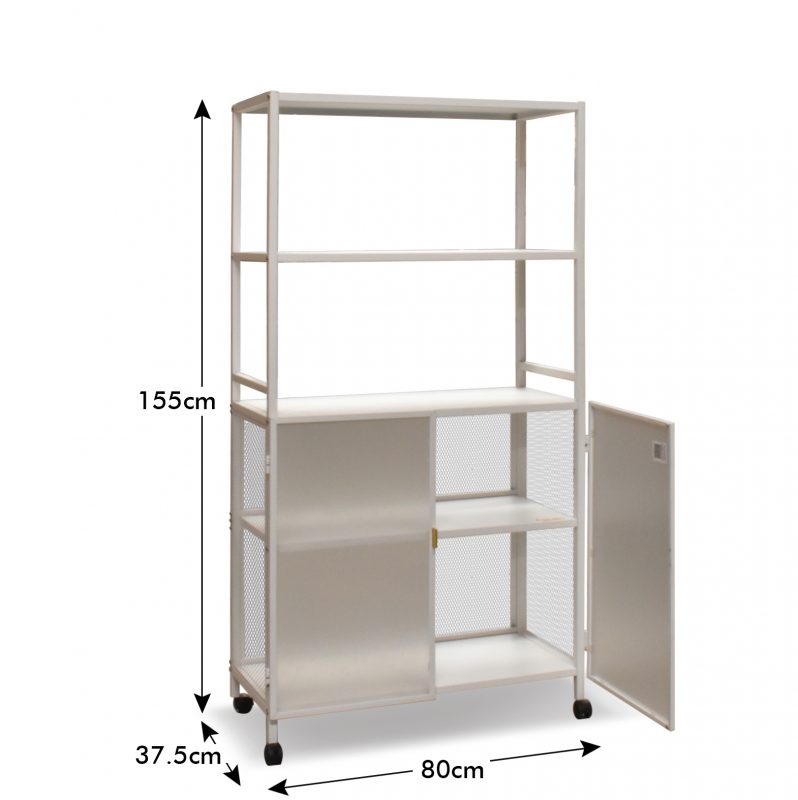 TAD L5-80 METAL CABINET WITH SHELVES – TAD Furniture